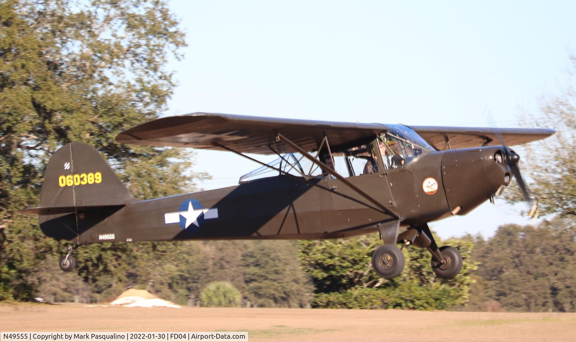 N49555, 1943 Taylorcraft L-2M C/N L5667, Taylorcraft L-2M