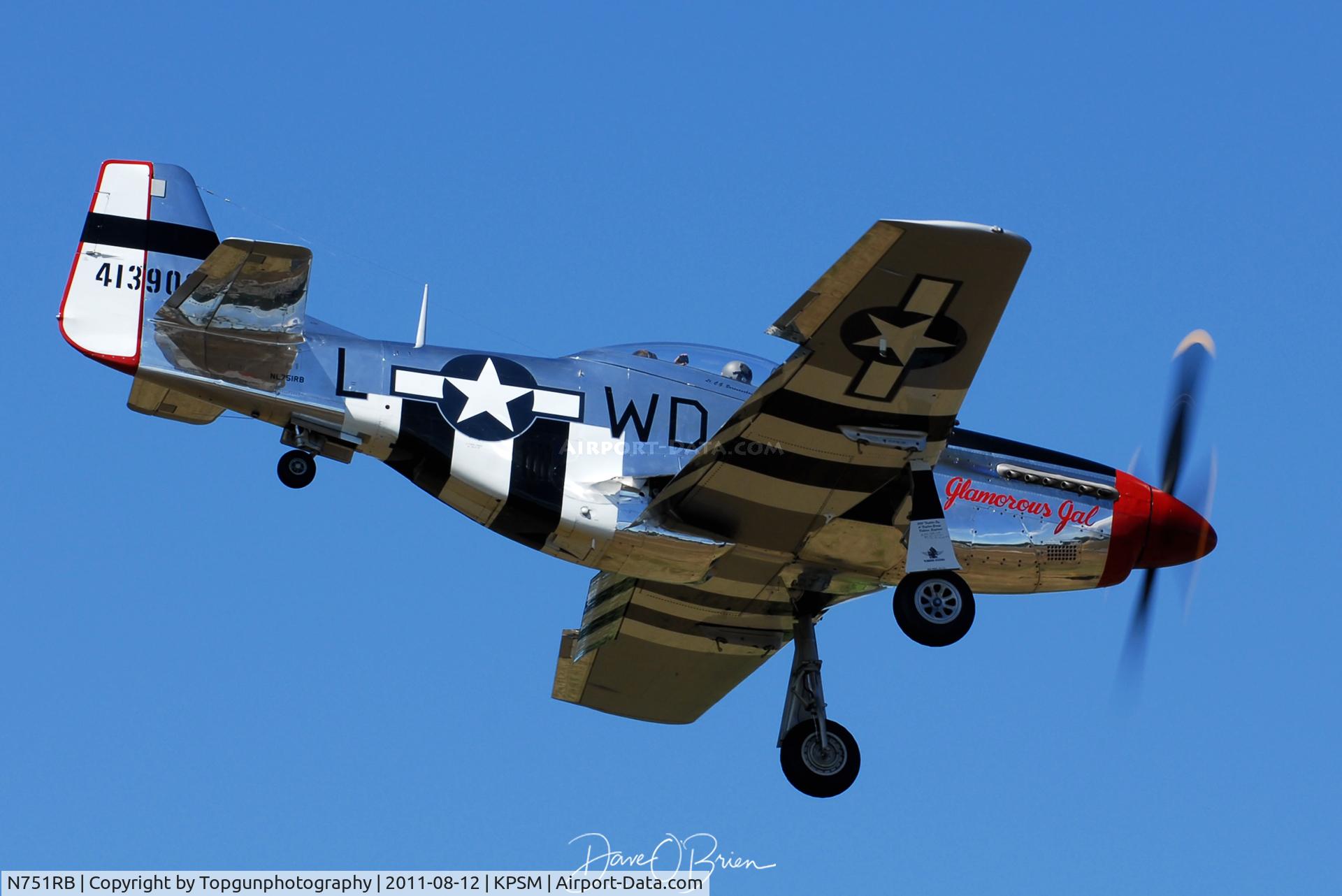 N751RB, 1944 North American P-51D Mustang C/N 44-13903JP, Glamorous Gal
