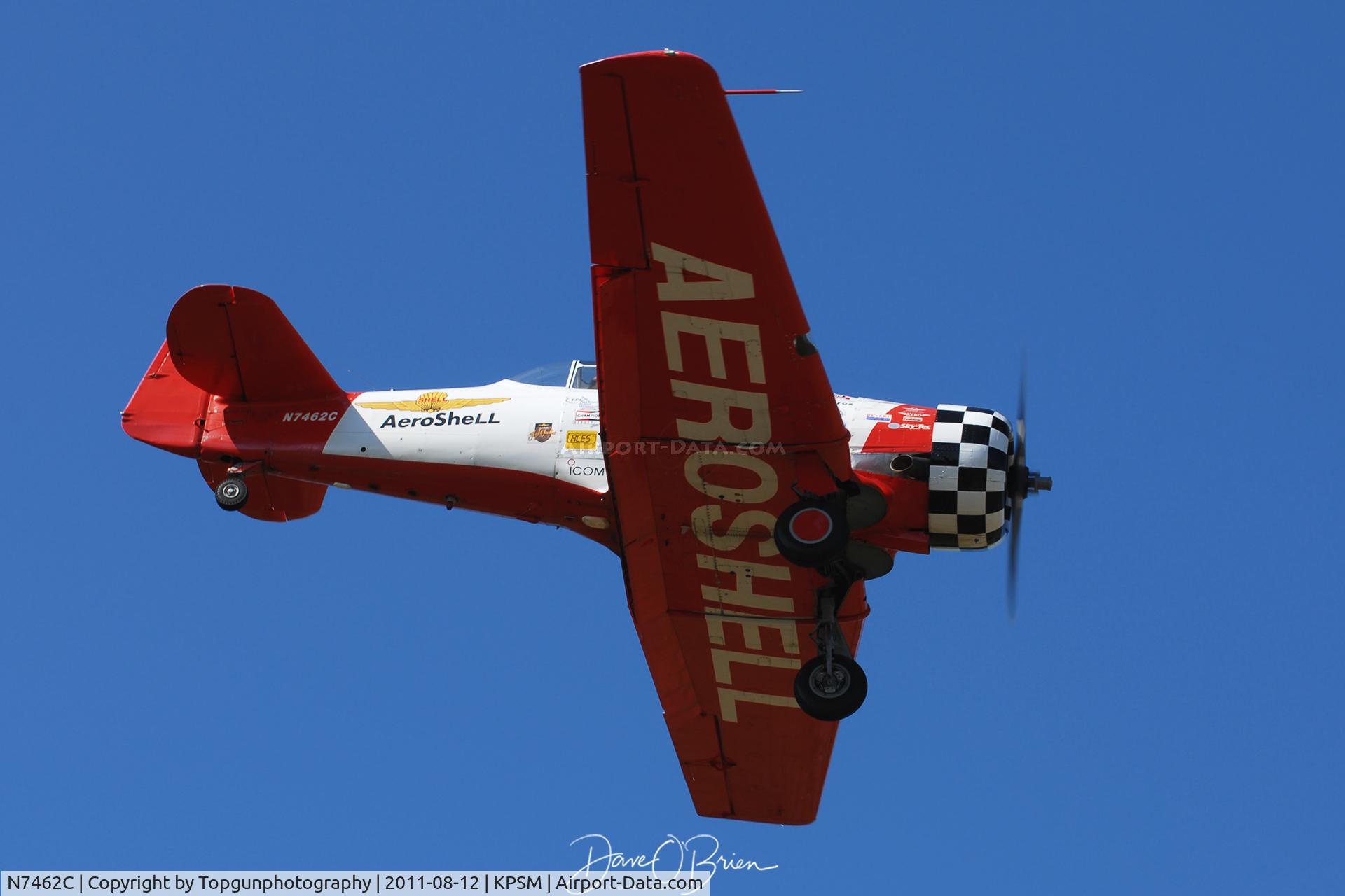N7462C, North American AT-6B Texan C/N 121-43211, Honda team
