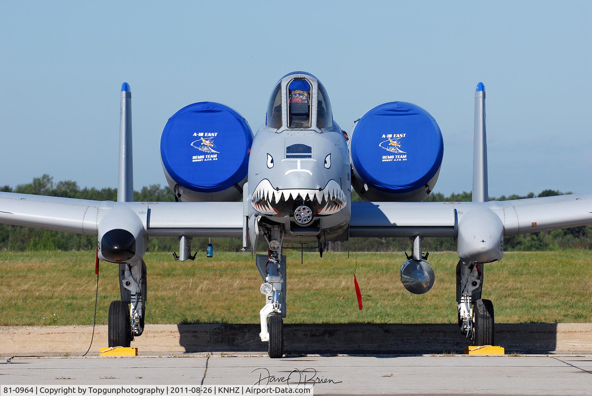 81-0964, 1981 Fairchild Republic A-10A Thunderbolt II C/N A10-0659, Business End of the Hog