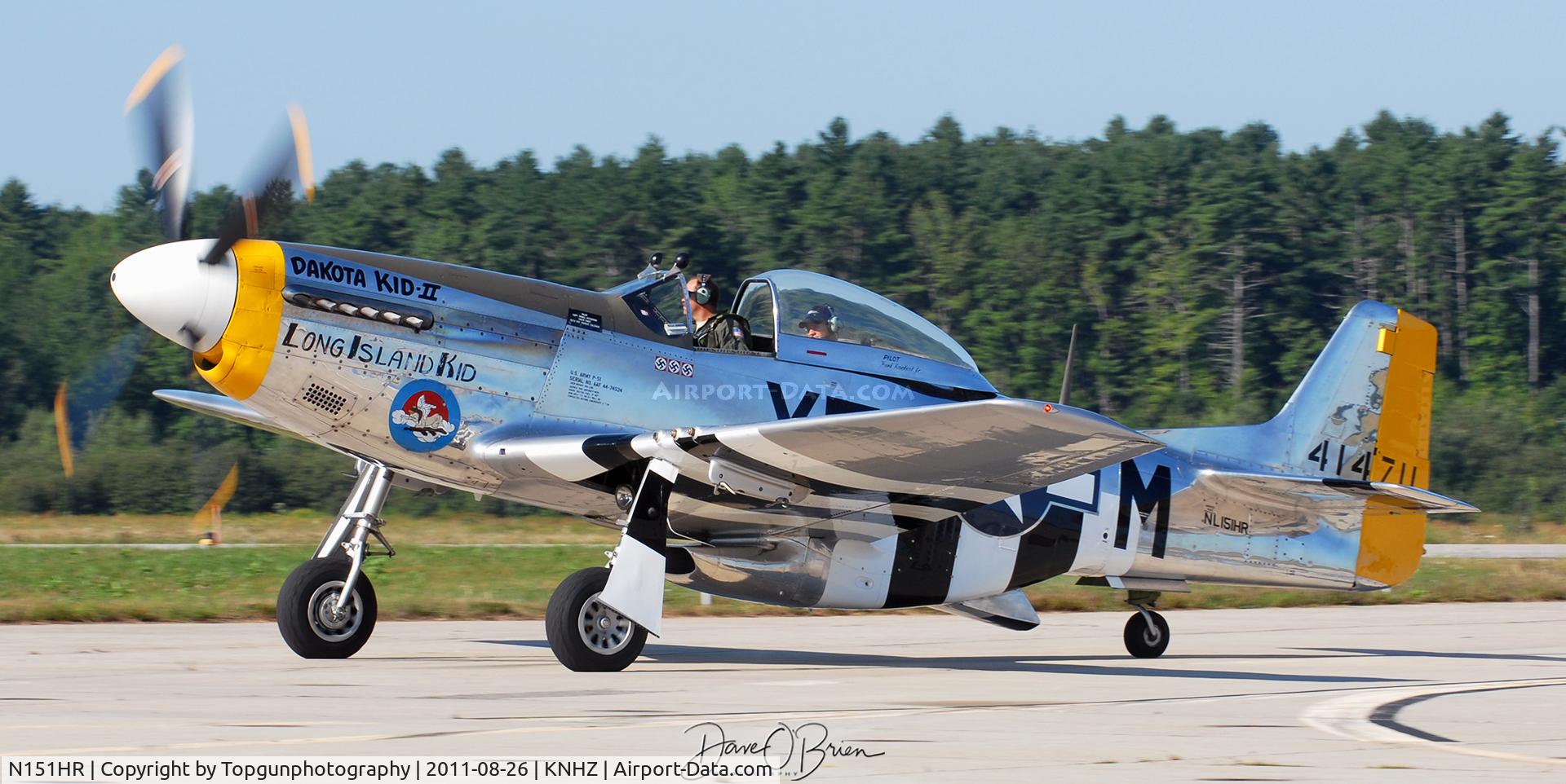 N151HR, 1945 North American P-51D Mustang C/N 12241064, DAKOTA KID II