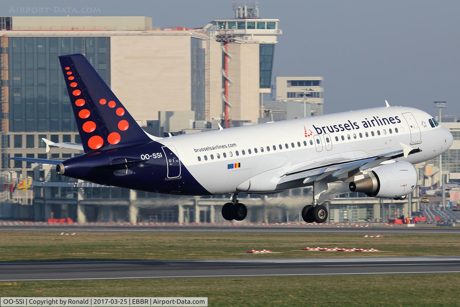 OO-SSI, 2009 Airbus A319-112 C/N 3895, at bru