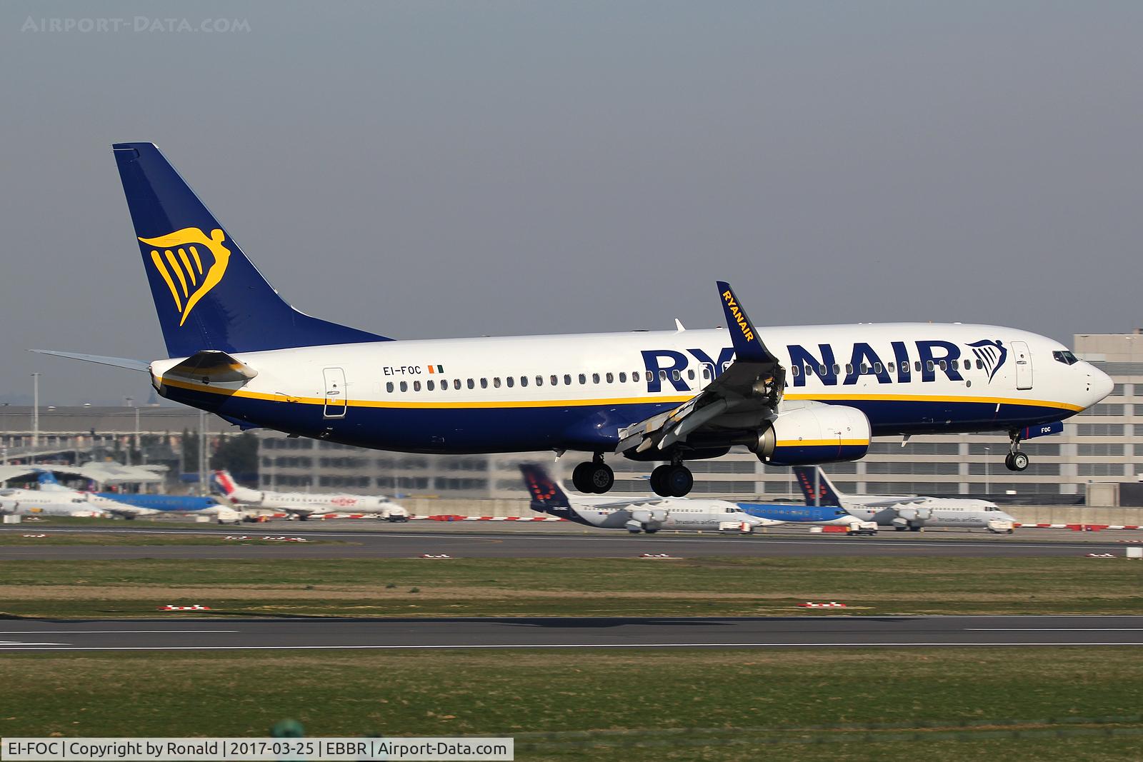 EI-FOC, 2016 Boeing 737-8AS C/N 44714, at bru