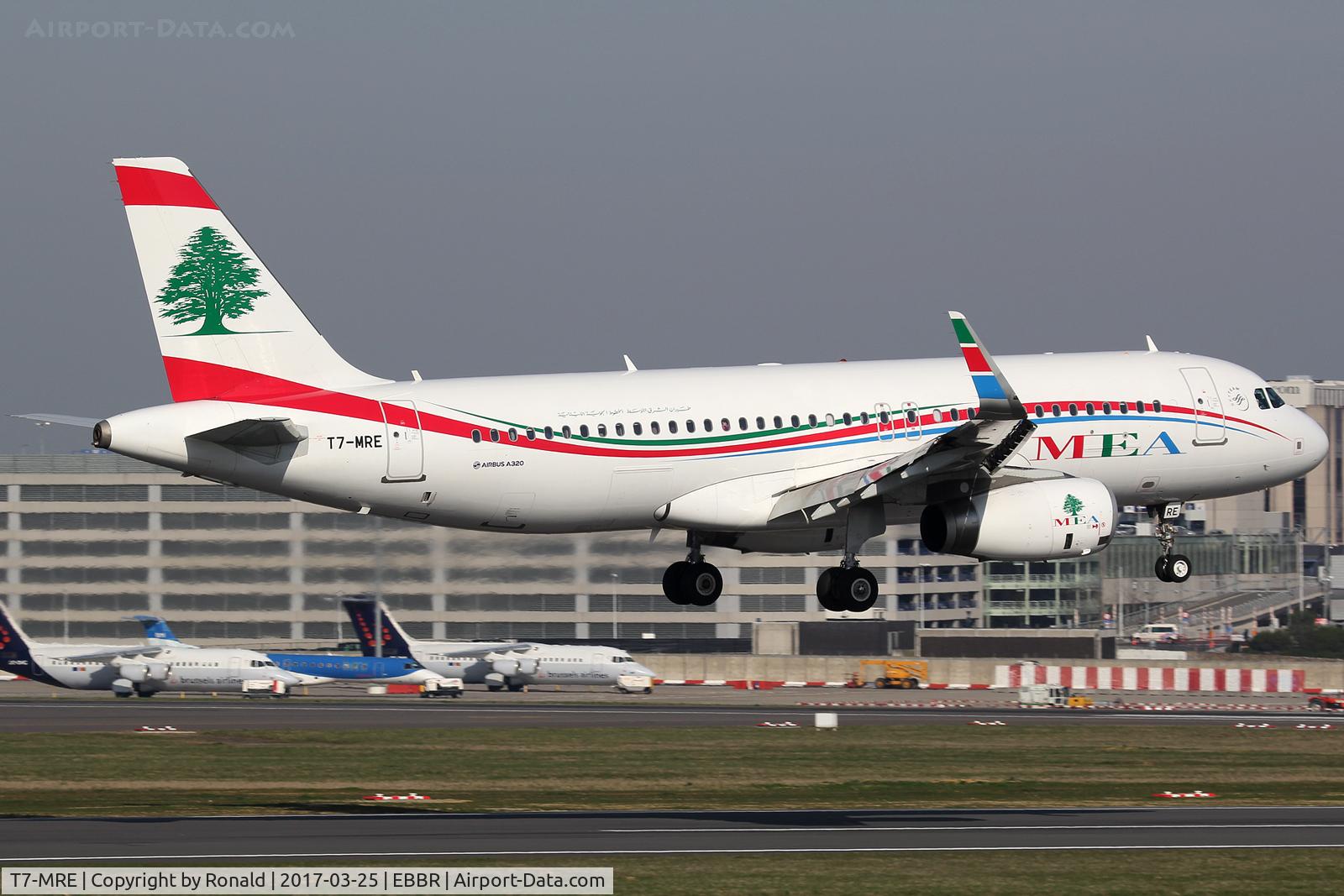 T7-MRE, 2016 Airbus A320-232 C/N 6978, at bru