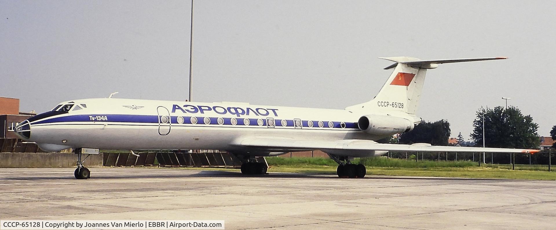 CCCP-65128, 1978 Tupolev Tu-134 C/N 60628, Slide scan '90s