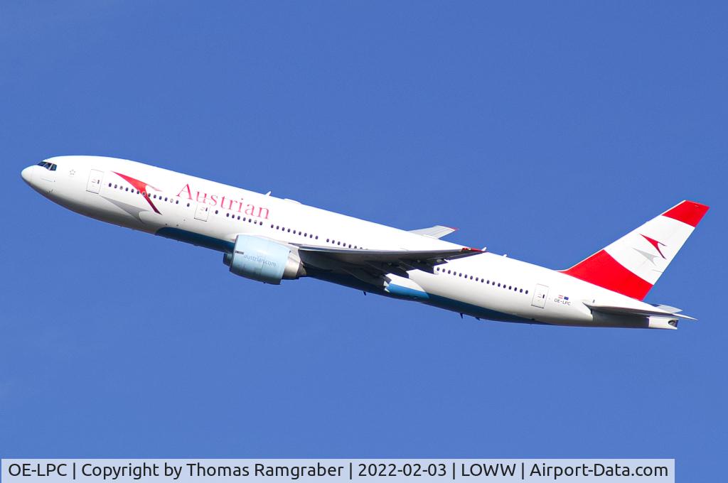 OE-LPC, 2002 Boeing 777-2Z9/ER C/N 29313, Austrian Airlines Boeing 777-200ER
