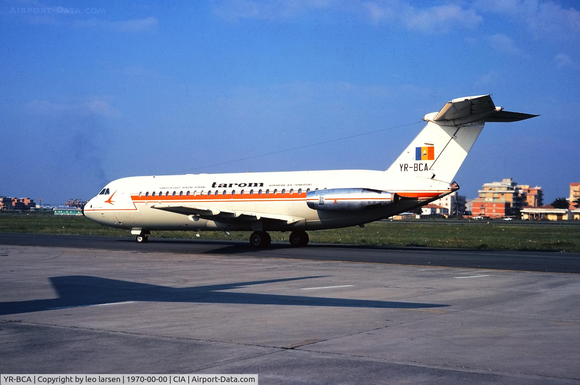 YR-BCA, 1967 BAC 111-424EU One-Eleven C/N BAC.130, Rom Ciampino 1970