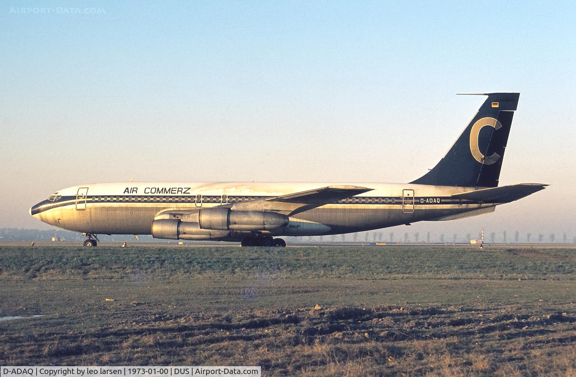 D-ADAQ, 1959 Boeing 707-138B C/N 17701, Düsseldorf 1.1973