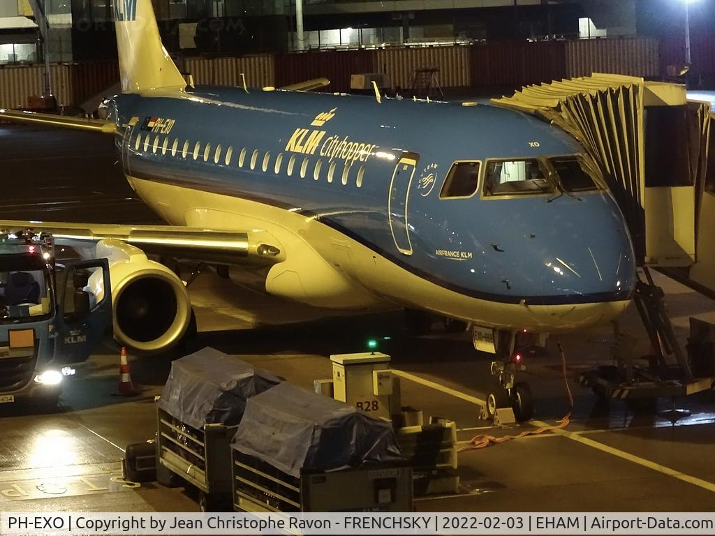PH-EXO, 2017 Embraer 175STD (ERJ-170-200STD) C/N 17000668, KLM Cityhopper