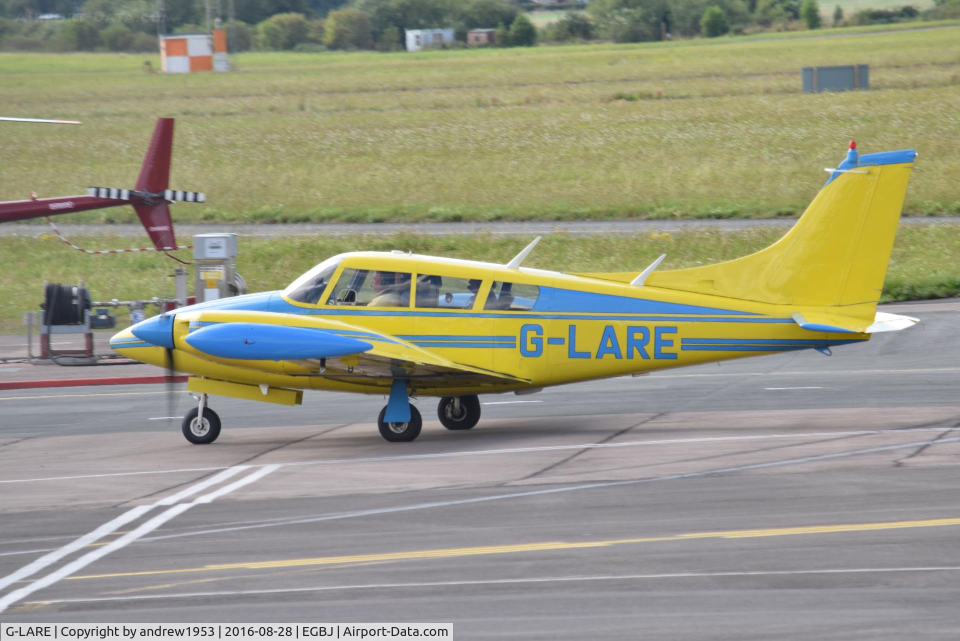 G-LARE, 1970 Piper PA-39 Twin Comanche C/R C/N 39-16, G-LARE at Gloucestershire Airport.