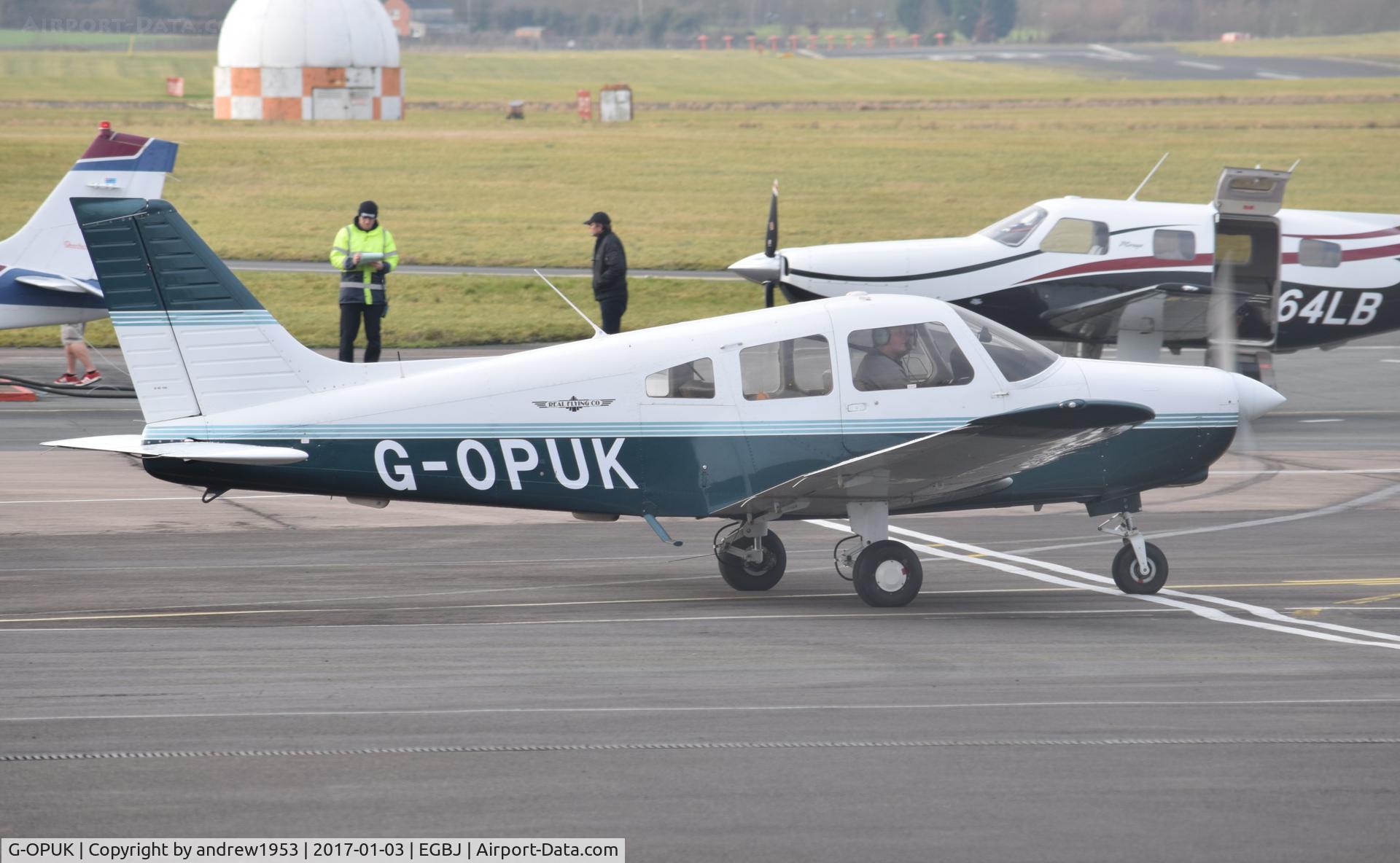 G-OPUK, 2007 Piper PA-28-161 Cherokee Warrior II C/N 2842288, G-OPUK at Gloucestershire Airport.