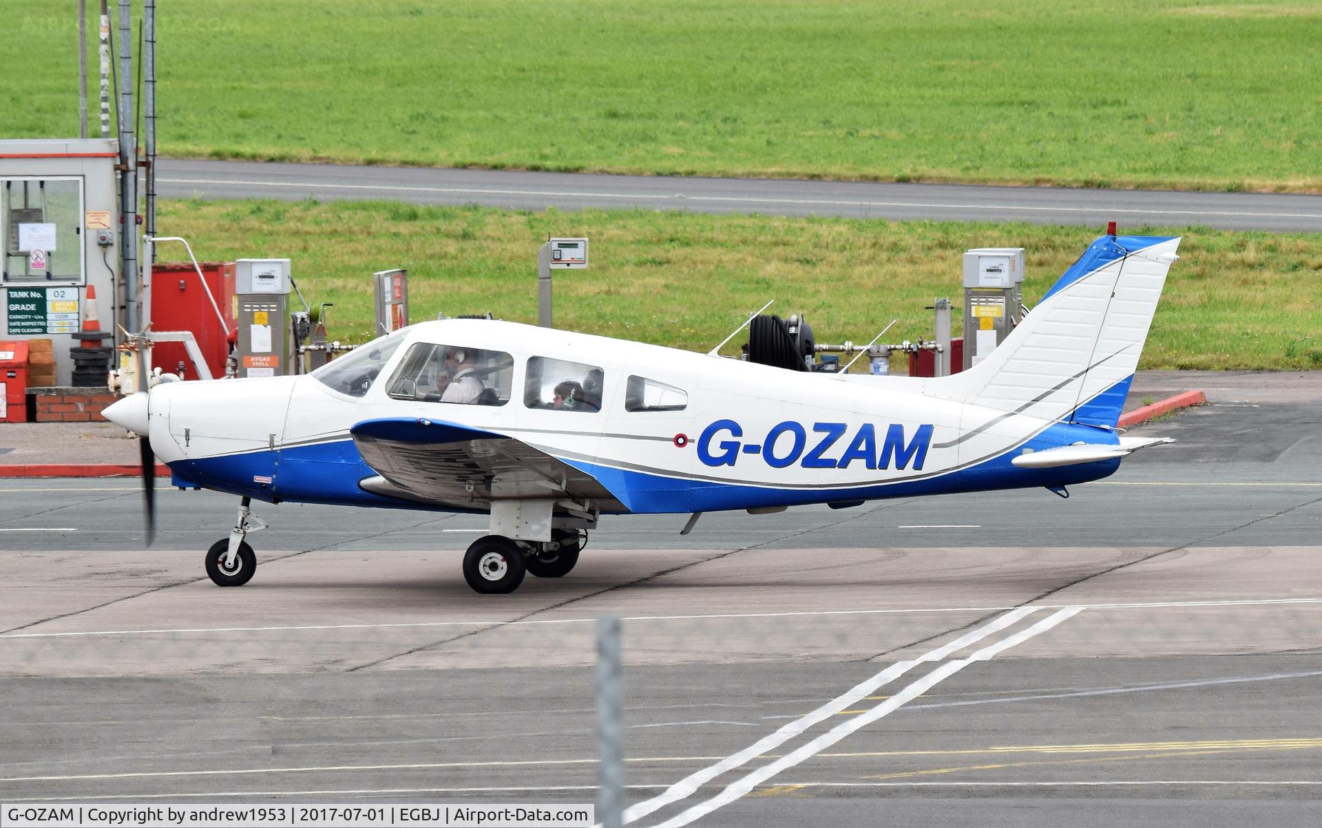 G-OZAM, 1978 Piper PA-28-161 Cherokee Warrior II C/N 28-7816036, G-OZAM at Gloucestershire Airport.