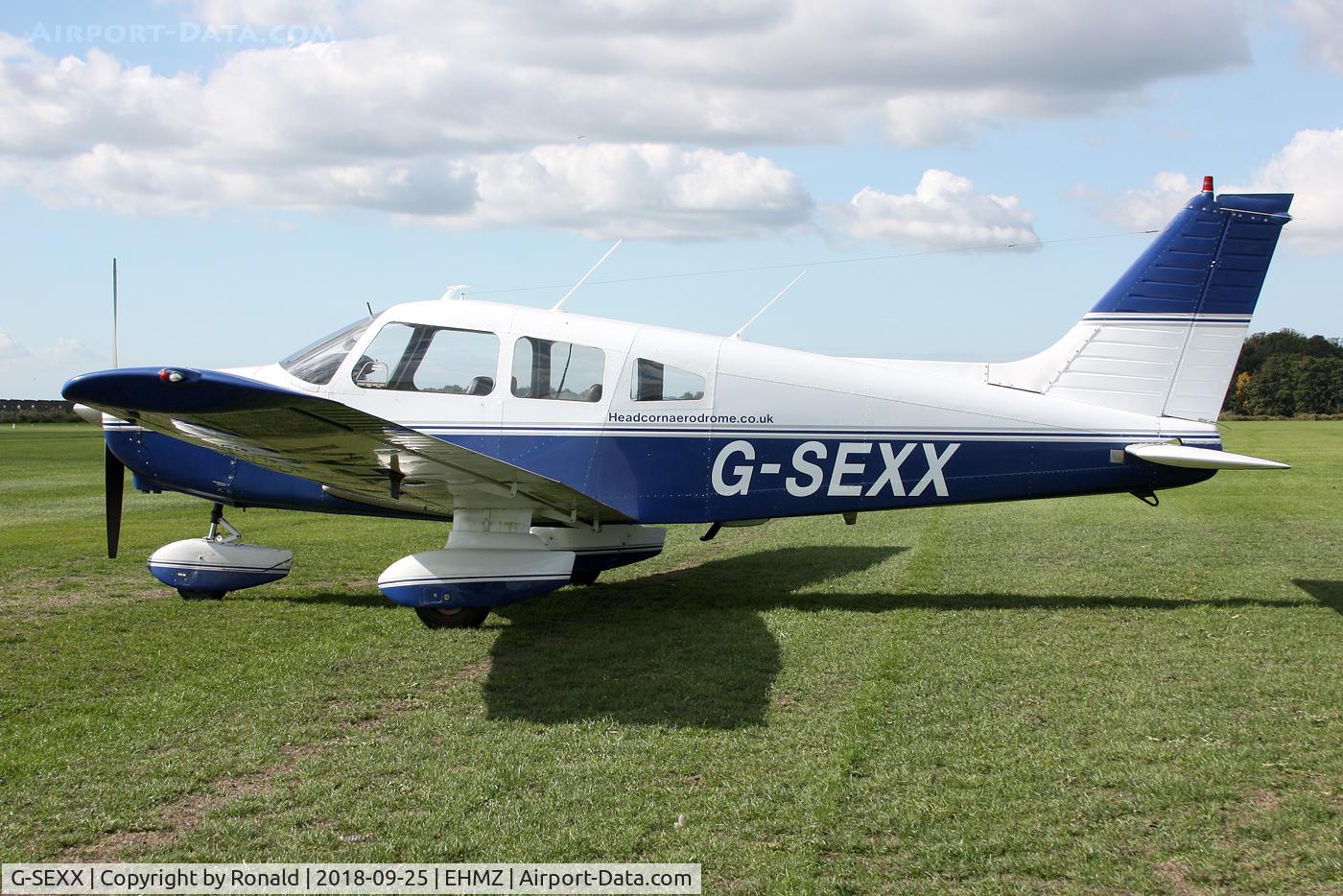 G-SEXX, 1978 Piper PA-28-161 Cherokee Warrior II C/N 28-7816196, at ehmz