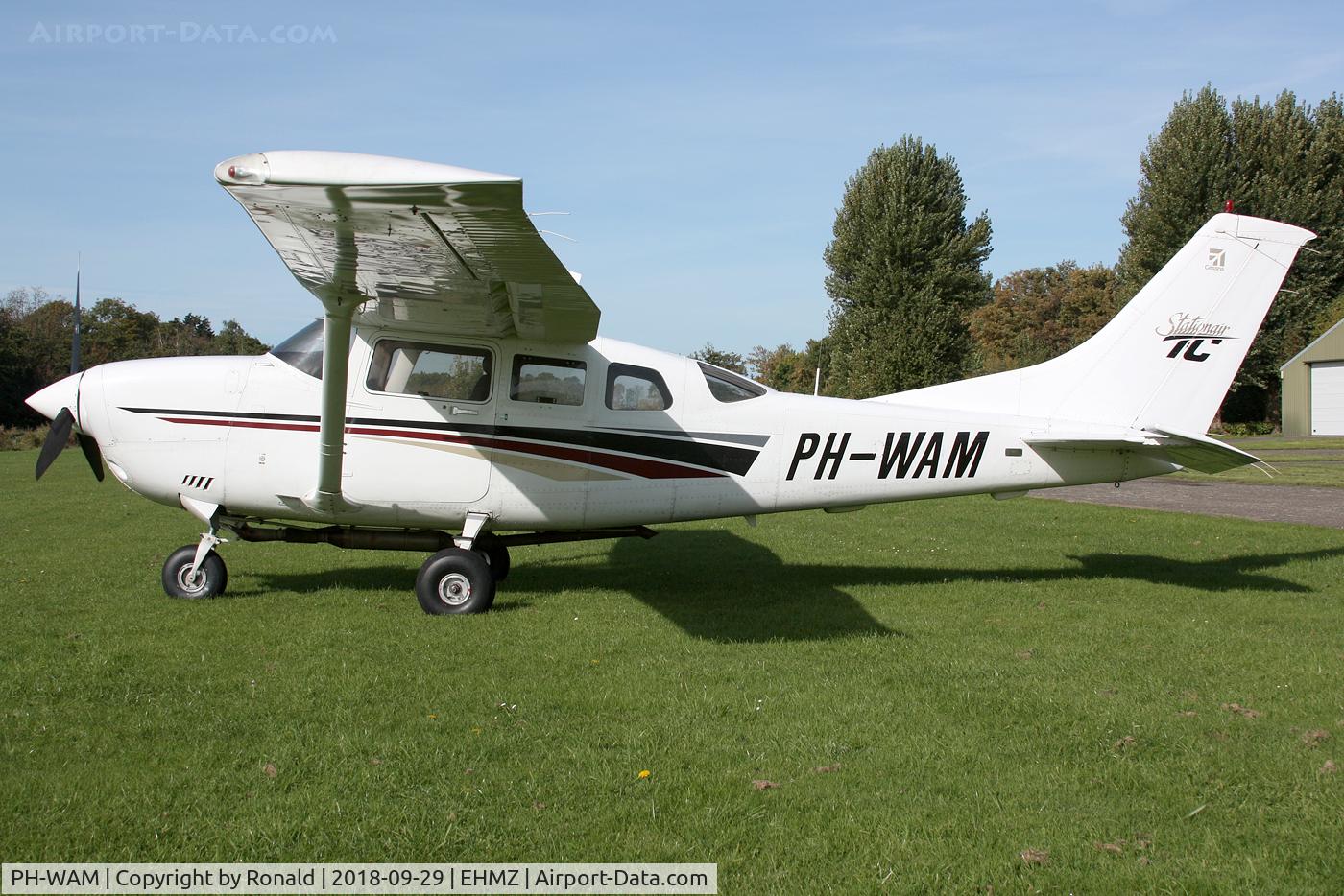 PH-WAM, 1999 Cessna T206H Turbo Stationair C/N T20608107, at ehmz