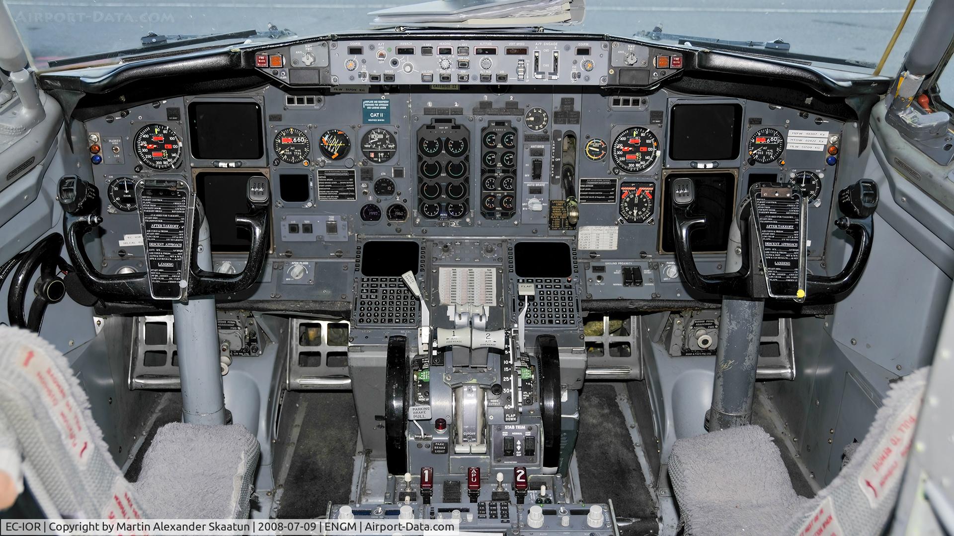 EC-IOR, 1990 Boeing 737-382 C/N 24449, Parked at ENGM.
