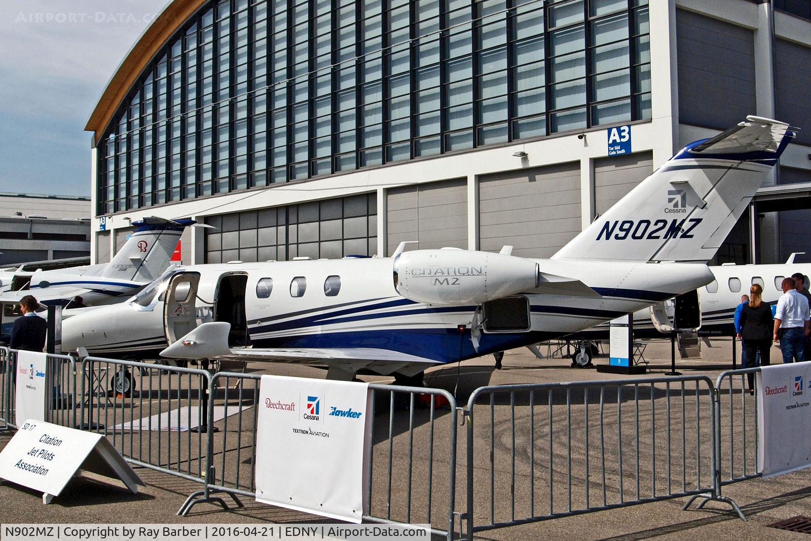 N902MZ, 2016 Cessna 525 Citation M2 C/N 525-0902, N902MZ   Cessna Citation M2 [525-0902] Friedrichshafen~D 21/04/2016