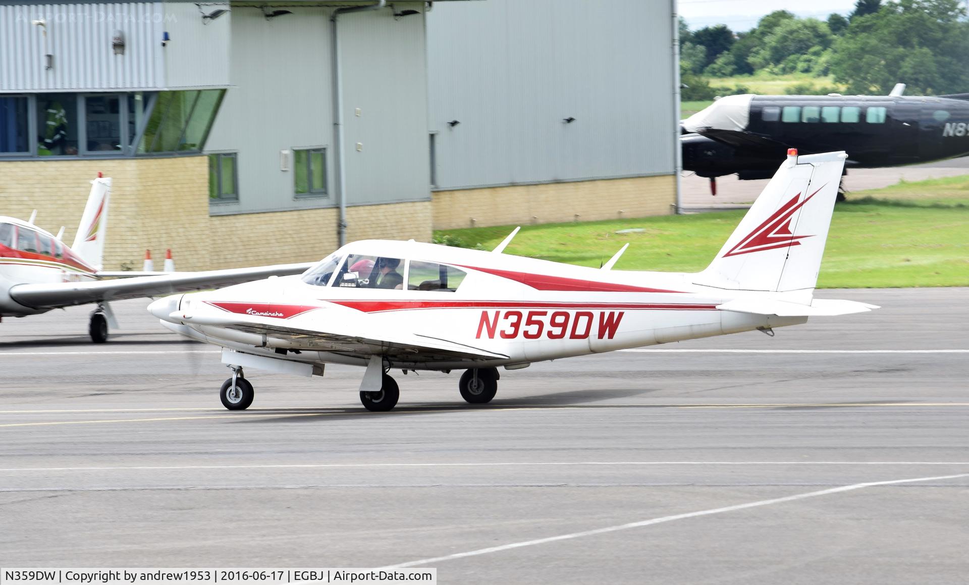 N359DW, 1965 Piper PA-30 Twin Comanche Twin Comanche C/N 30-770, N359DW at Gloucestershire Airport.