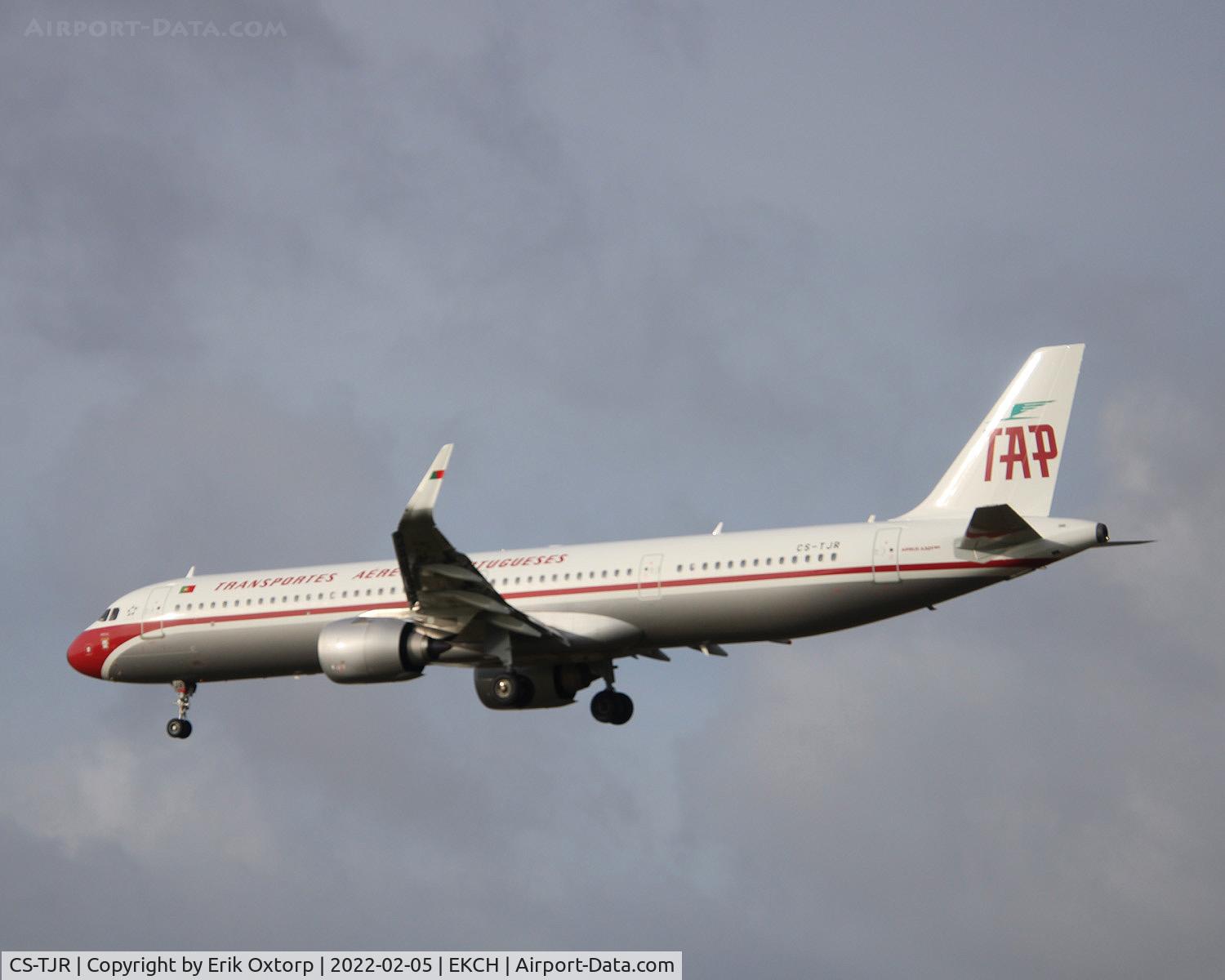 CS-TJR, 2020 Airbus A321-251NX C/N 10105, CS-TJR landing rw 22L