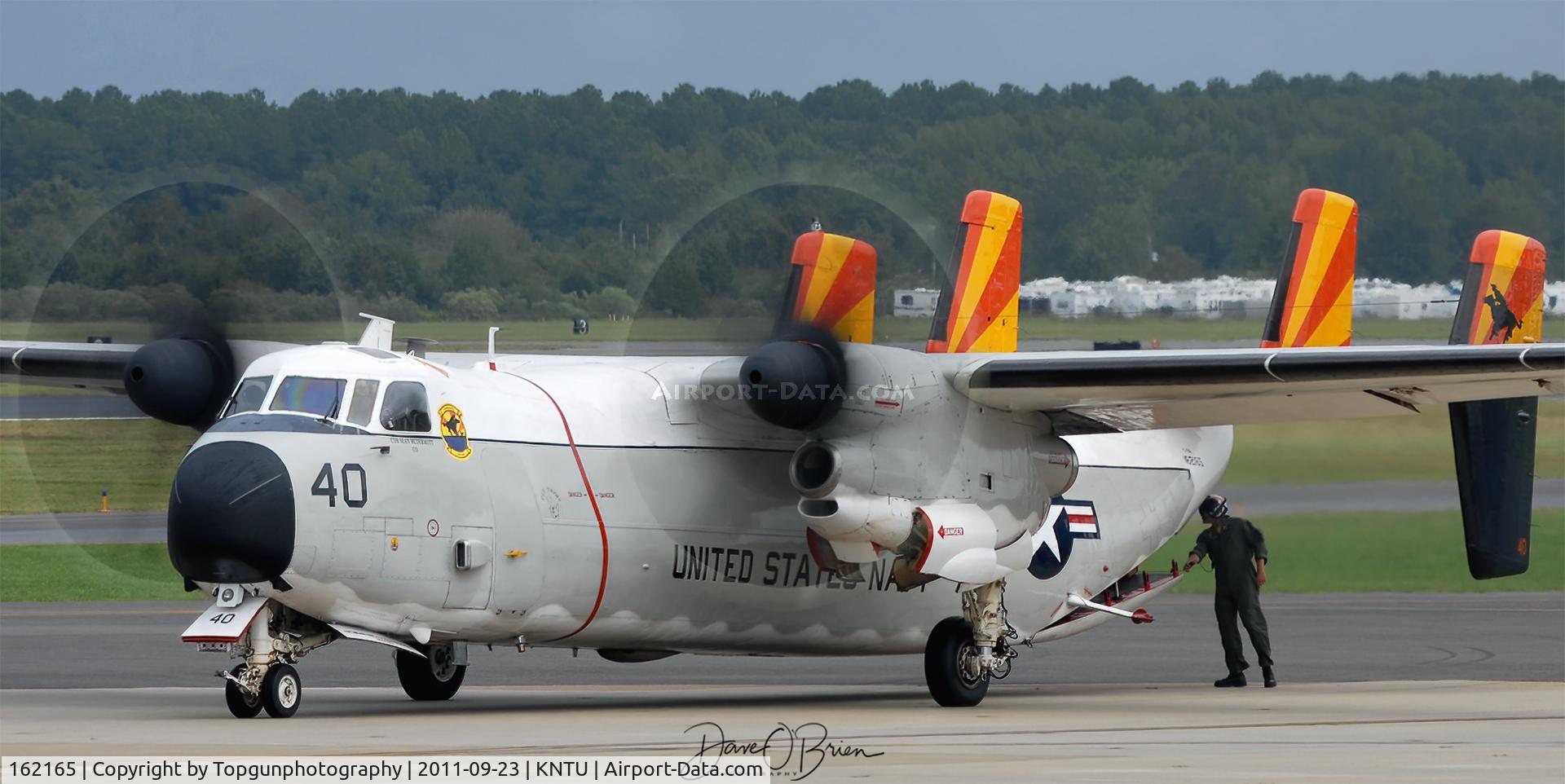 162165, Grumman C-2A Greyhound C/N 45, C-2 from NAS Norfolk stops in for static display