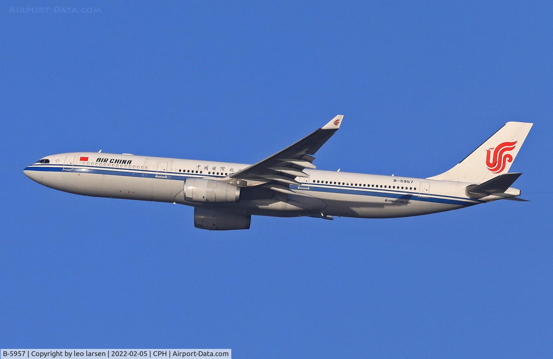 B-5957, 2014 Airbus A330-343 C/N 1570, Copenhagen 5.2.2022