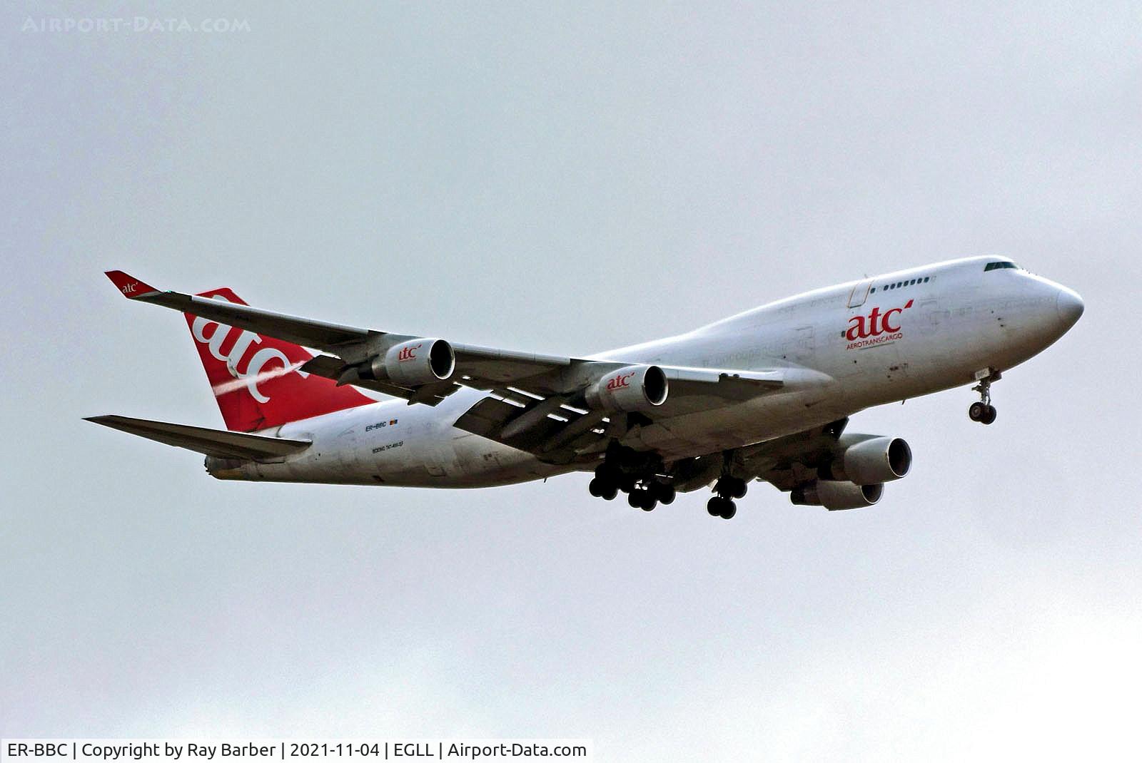 ER-BBC, 1991 Boeing 747-433 /BDSF C/N 24998, ER-BBC   Boeing 747-433(BDSF) [24998] (Aerotranscargo) Home~G 04/11/2021