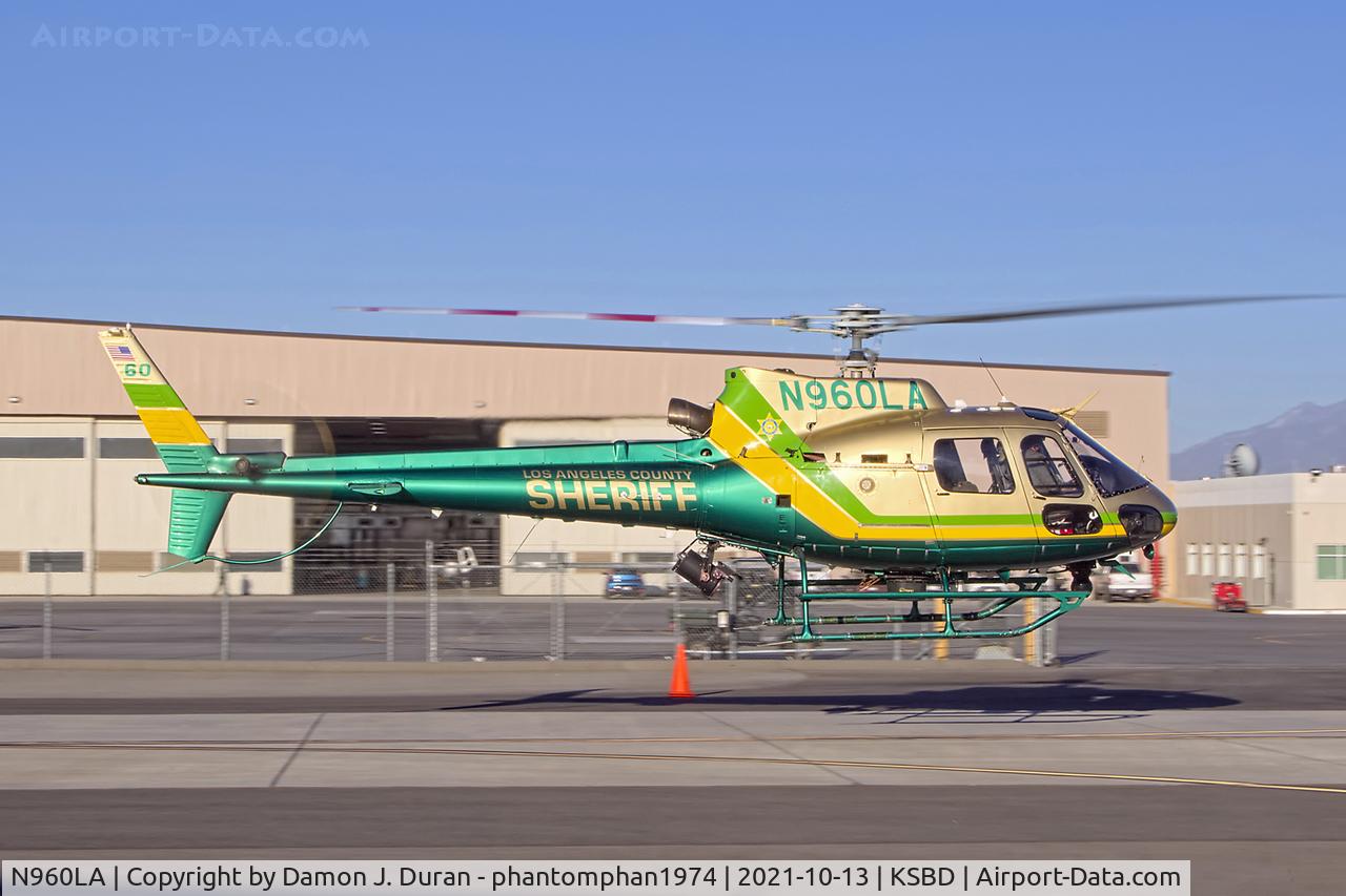 N960LA, Eurocopter AS-350B-2 Ecureuil C/N 7098, Arriving for joint training