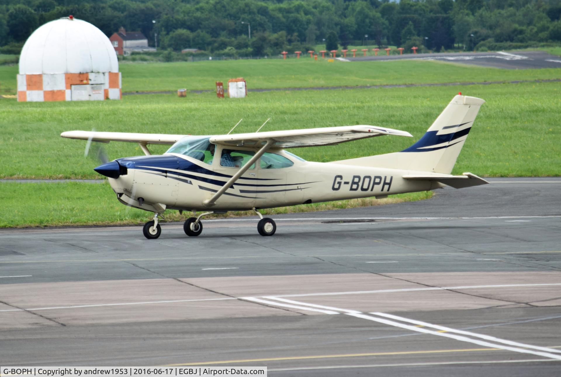 G-BOPH, 1979 Cessna TR182 Turbo Skylane RG C/N R182-01031, G-BOPH at Gloucestershire Airport.
