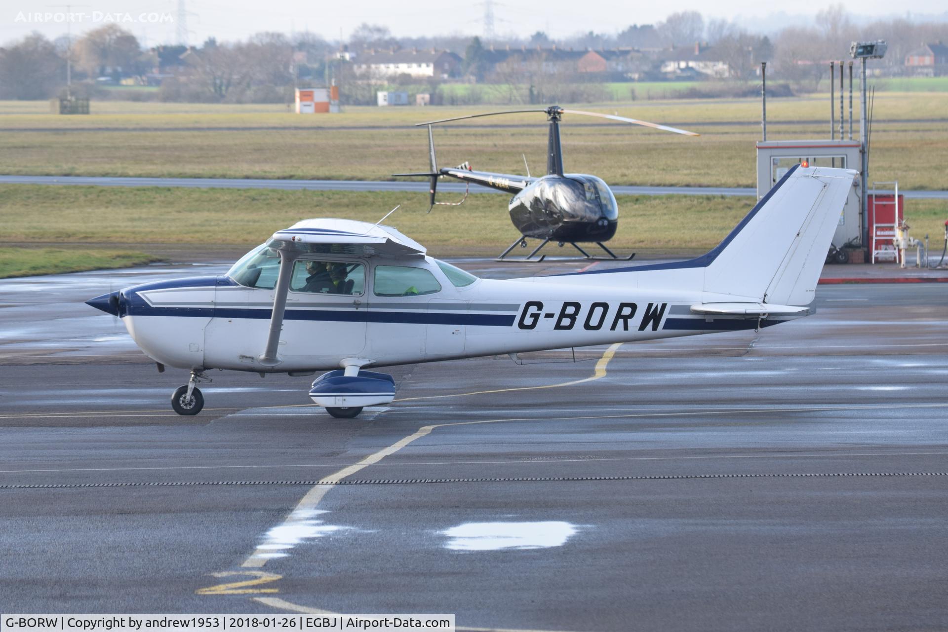 G-BORW, 1981 Cessna 172P C/N 172-74301, G-BORW at Gloucestershire Airport.