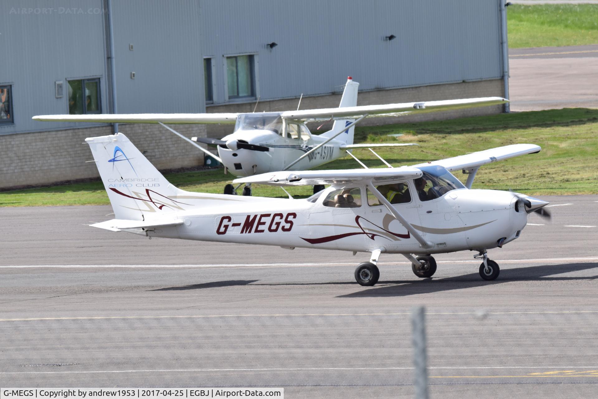 G-MEGS, 2008 Cessna 172S Skyhawk C/N 172S10723, G-MEGS at Gloucestershire Airport.