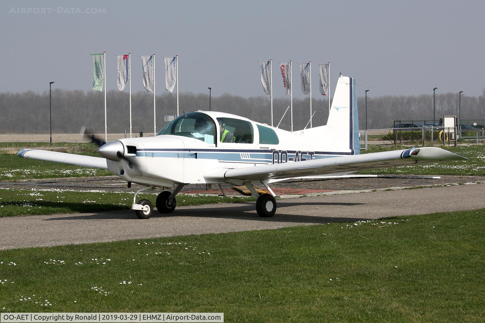 OO-AET, 1972 American Aviation AA-5 Traveler C/N AA5-0083, at ehmz