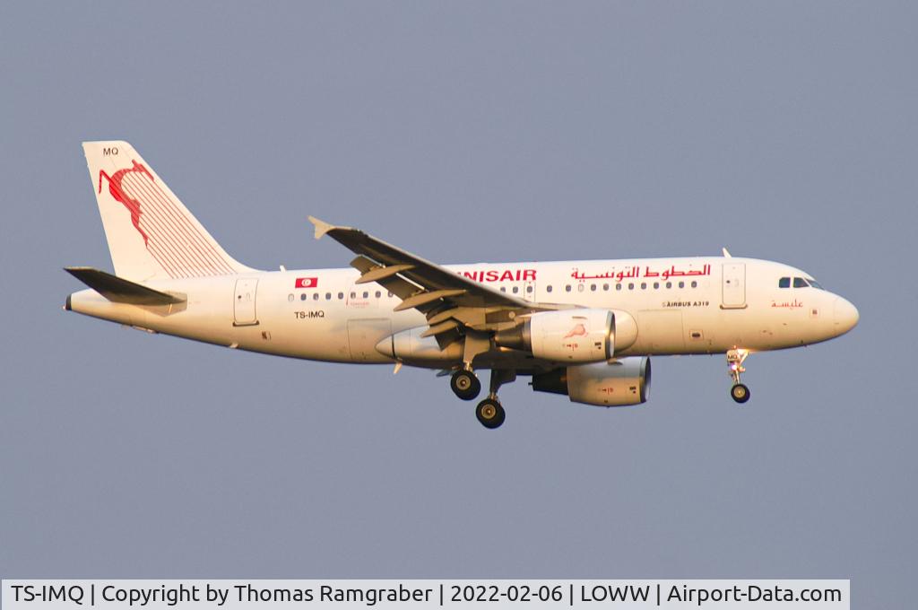 TS-IMQ, 2007 Airbus A319-112 C/N 3096, Tunisair Airbus A319