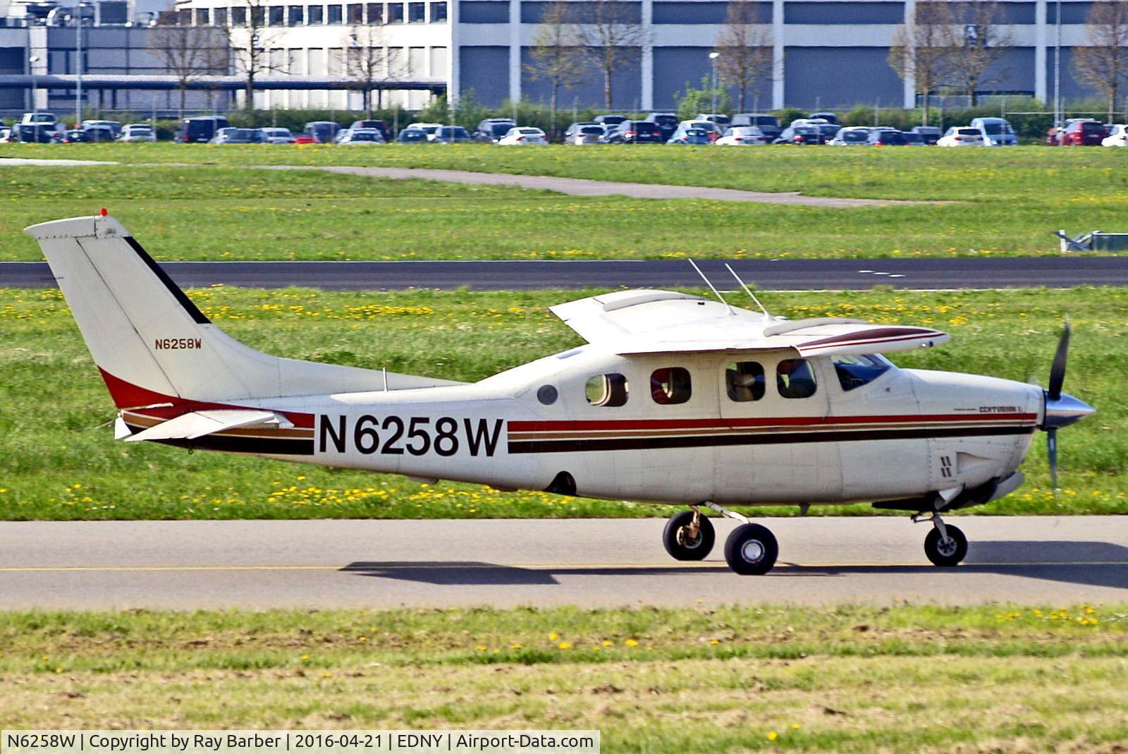 N6258W, 1981 Cessna P210N Pressurised Centurion C/N P21000738, N6258W   Cessna P.210N Pressurized Centurion [P210-00738] Friedrichshafen~D 21/04/2016