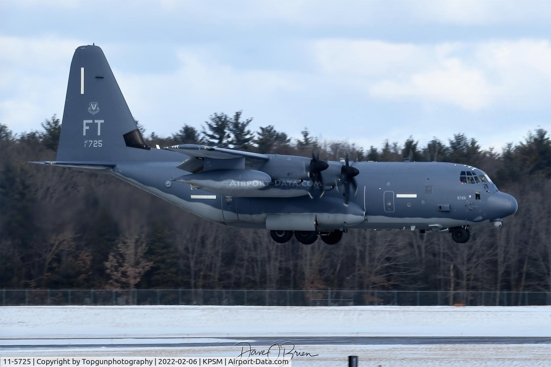 11-5725, 2011 Lockheed Martin HC-130J Hercules C/N 382-5725, REACH5725 on short approach