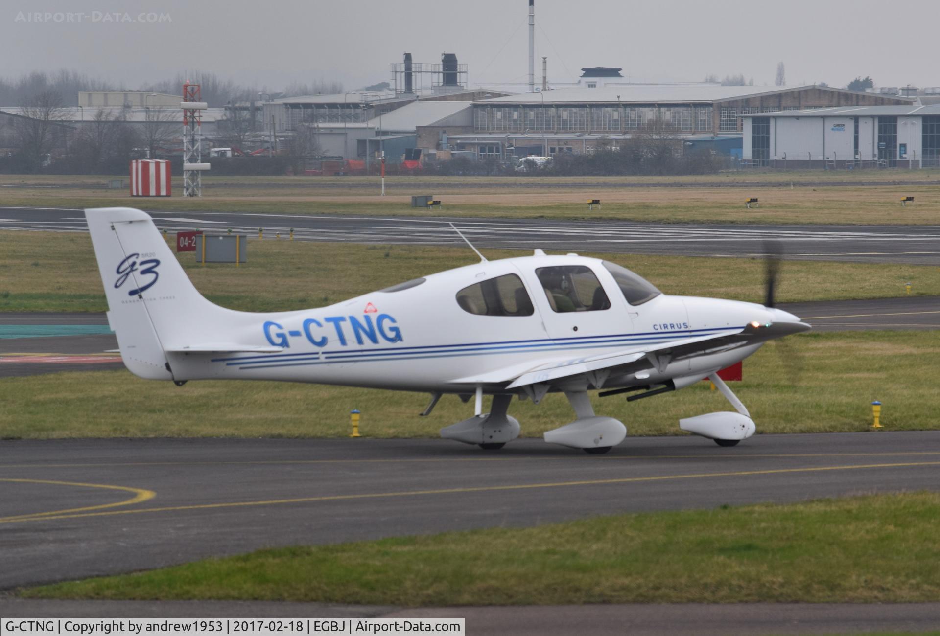 G-CTNG, 2008 Cirrus SR20 C/N 2012, G-CTNG at Gloucestershire Airport.