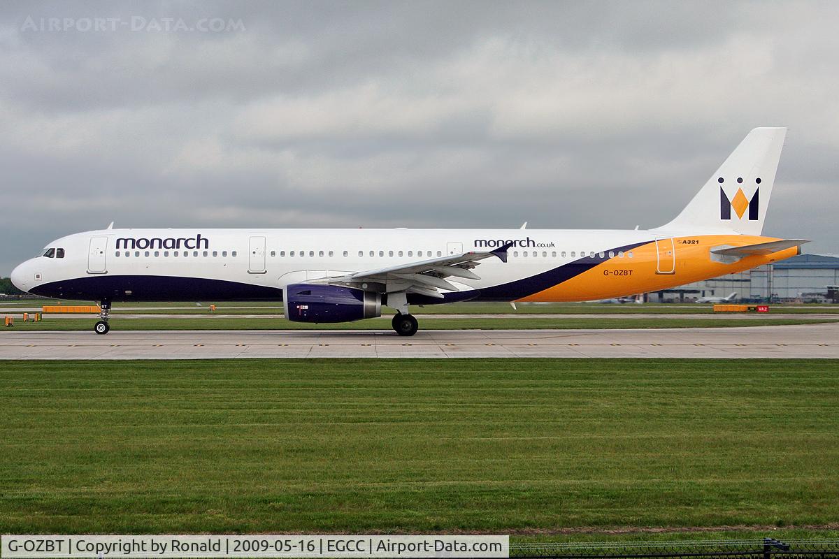 G-OZBT, 2008 Airbus A321-231 C/N 3546, at man