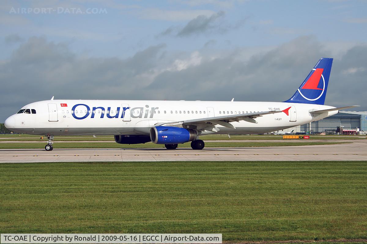 TC-OAE, 1997 Airbus A321-231 C/N 663, at man