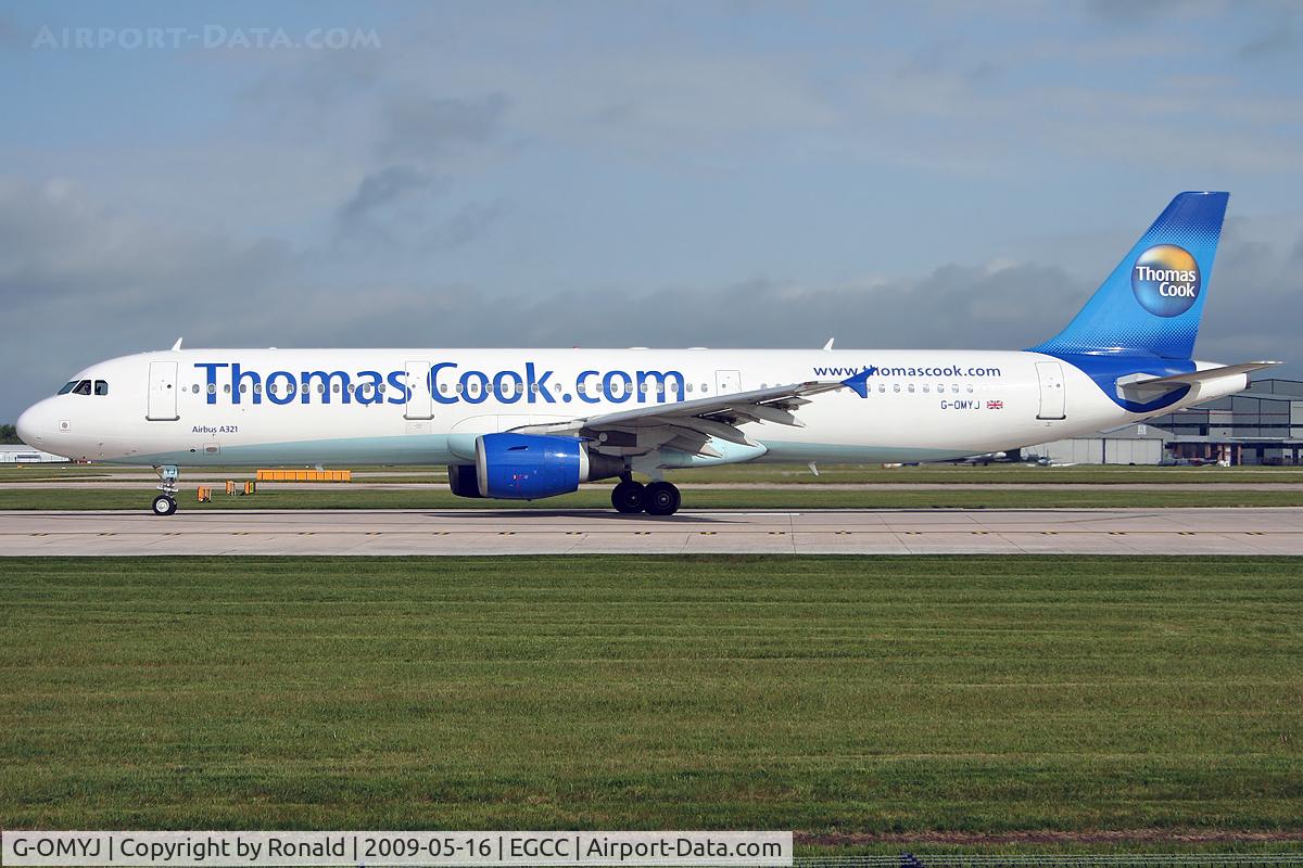 G-OMYJ, 1997 Airbus A321-211 C/N 677, at man