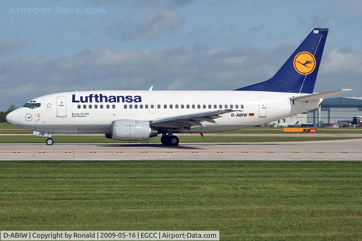 D-ABIW, 1991 Boeing 737-530 C/N 24945, at man