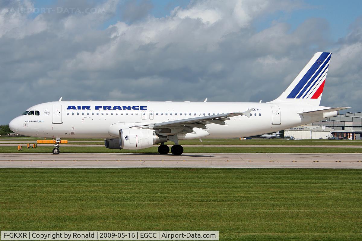 F-GKXR, 2009 Airbus A320-214 C/N 3795, at man