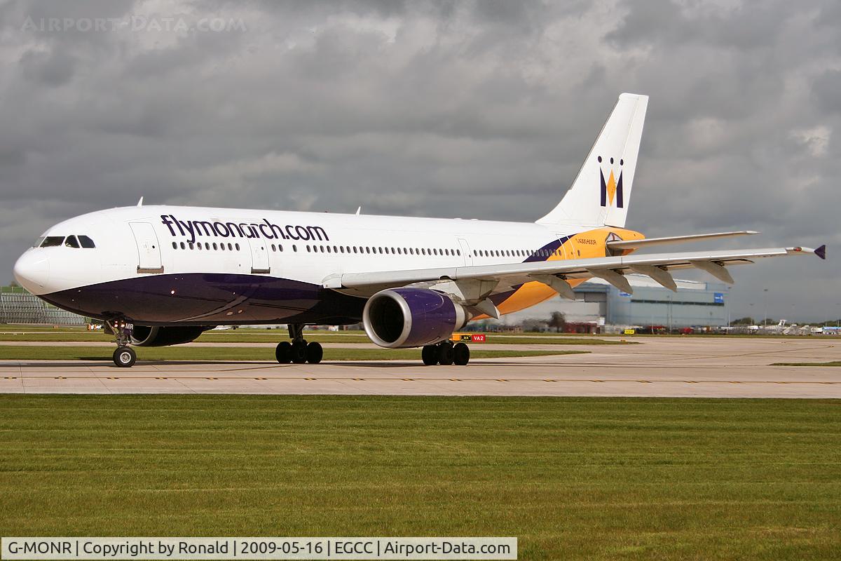 G-MONR, 1989 Airbus A300B4-605R C/N 540, at man