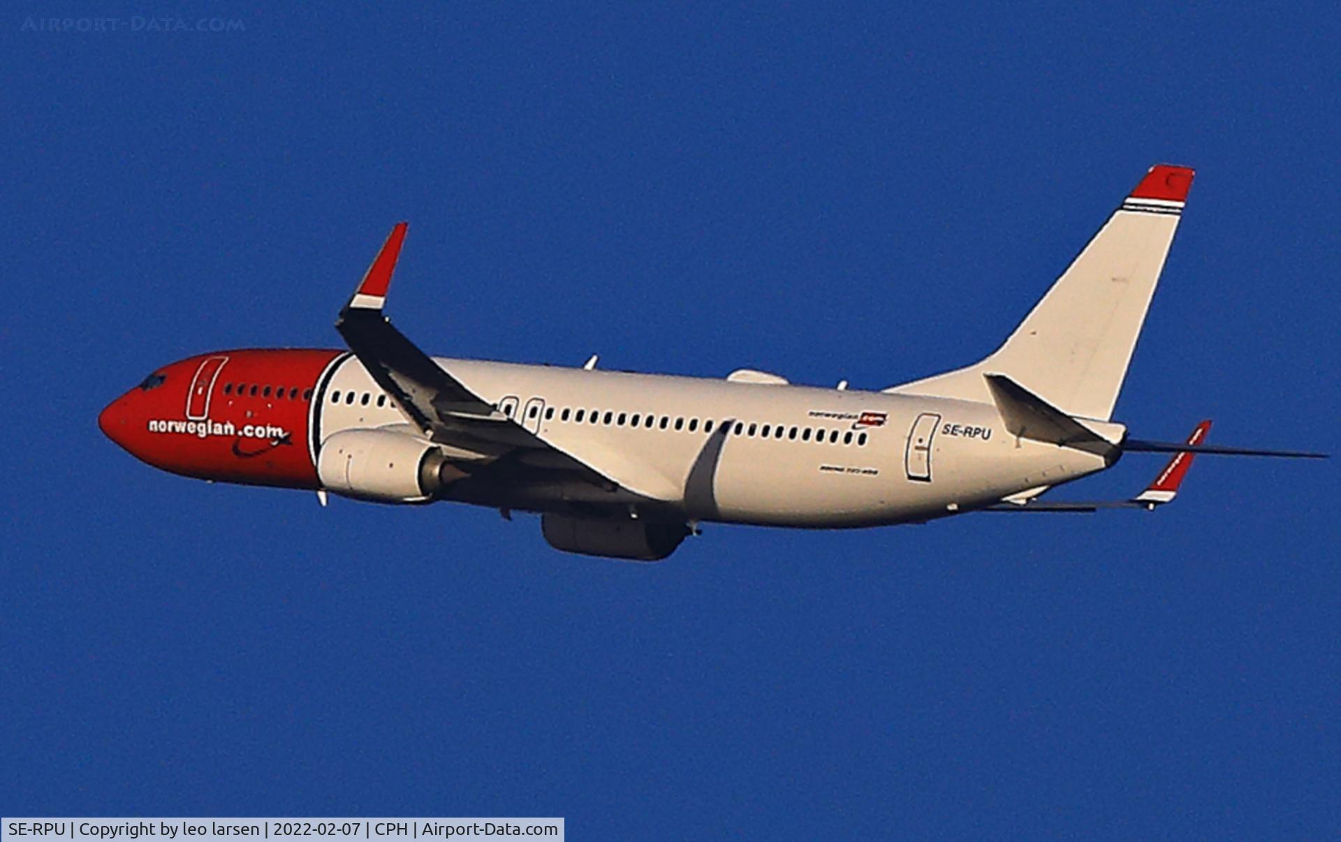 SE-RPU, 2015 Boeing 737-8JP C/N 42078, Copenhagen 7.2.2022