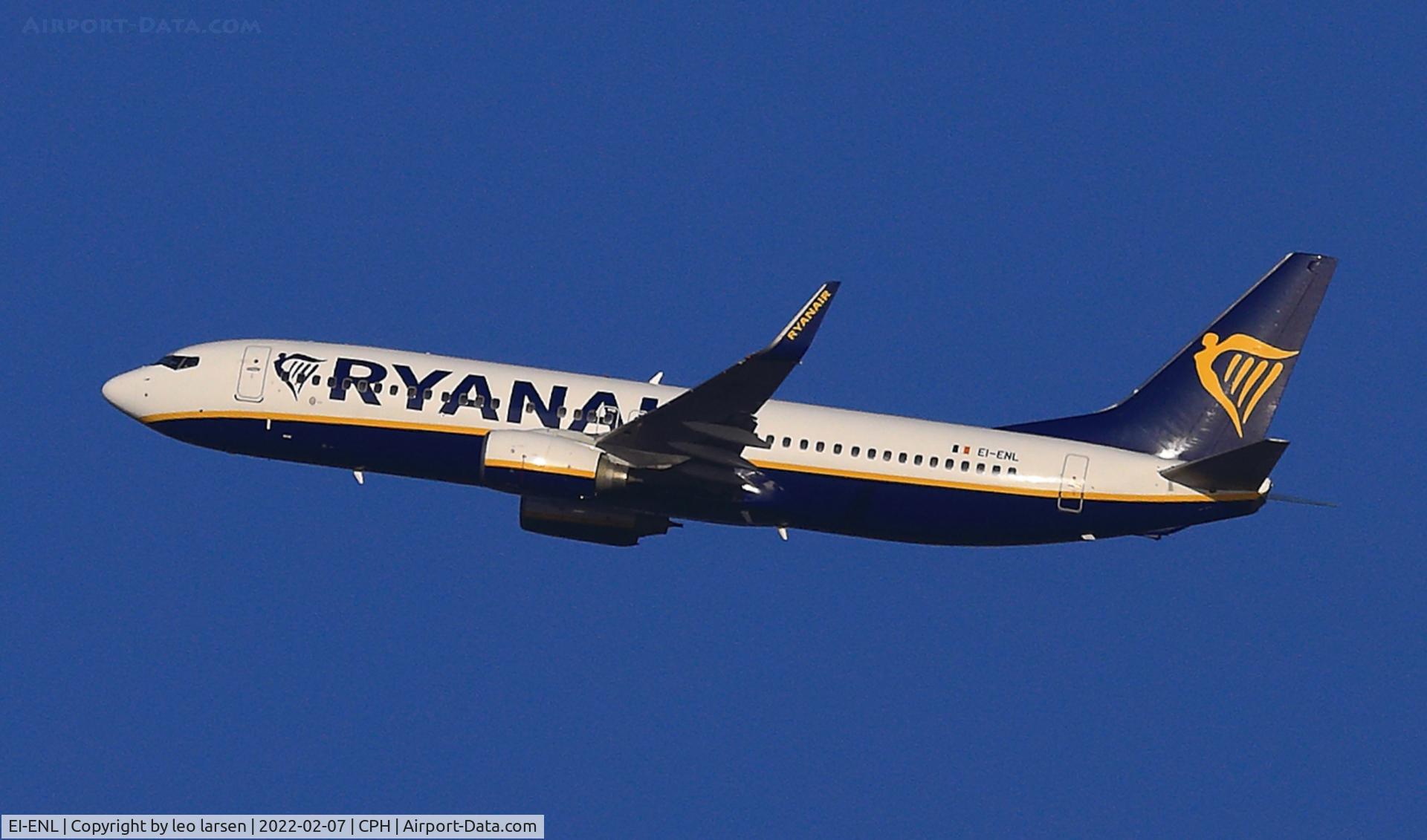 EI-ENL, 2010 Boeing 737-8AS C/N 35037, Copenhagen 7.2.2022