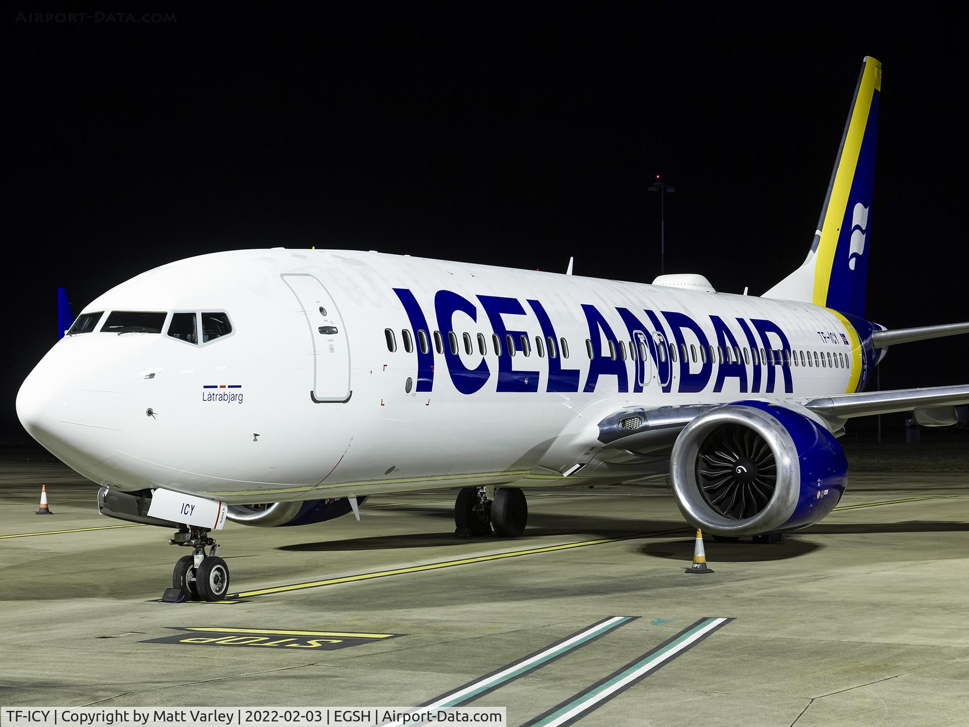 TF-ICY, 2018 Boeing 737-8 MAX C/N 44354, 737 Max 8