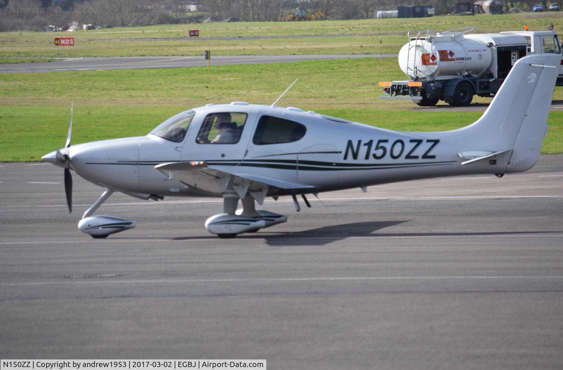 N150ZZ, 2007 Cirrus SR22 C/N 2609, N150ZZ at Gloucestershire Airport.