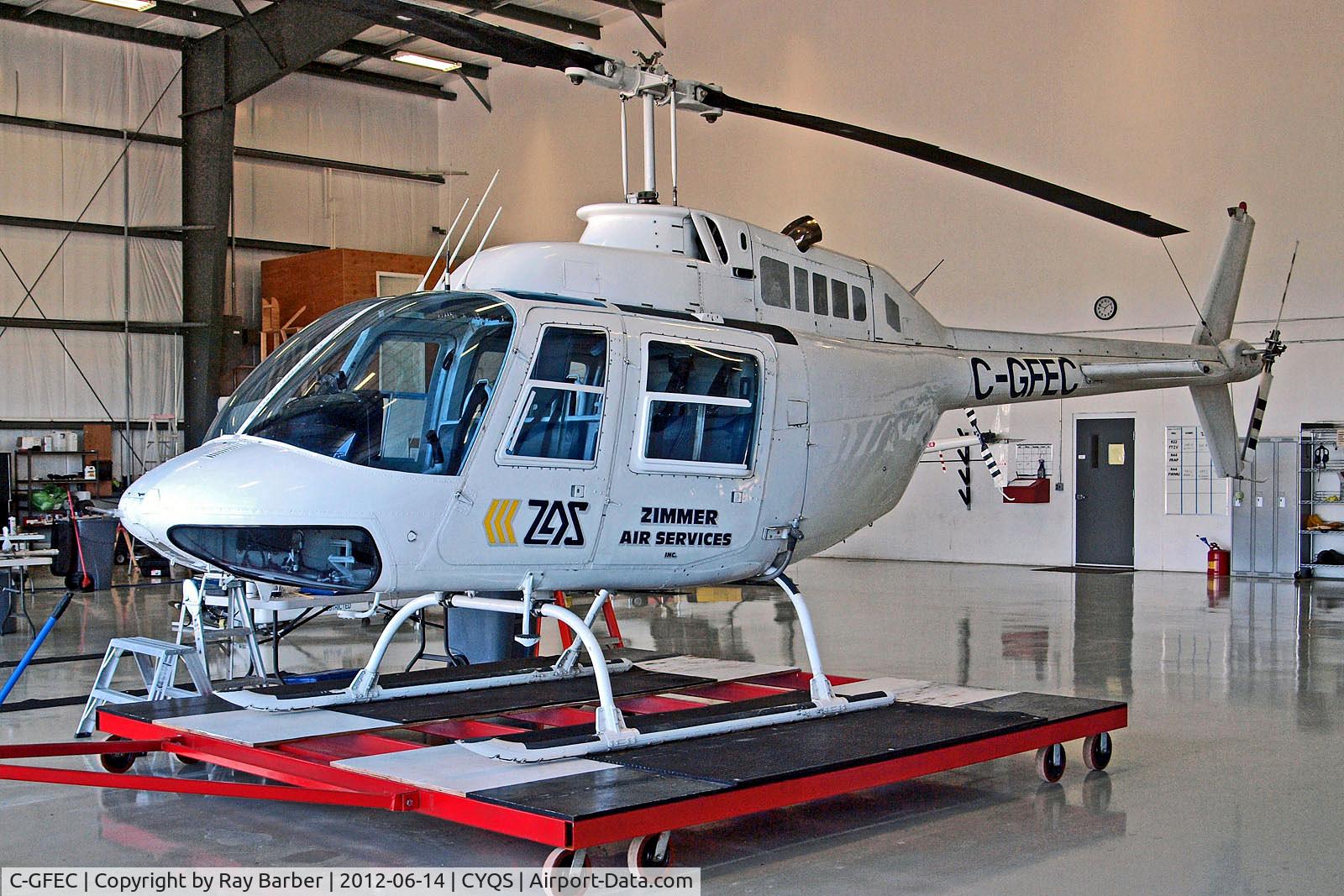 C-GFEC, 1975 Bell 206B JetRanger III C/N 1611, C-GFEC   Bell 206B JetRanger III [1611] (Zimmer Air Services) St. Thomas~C 14/06/2012