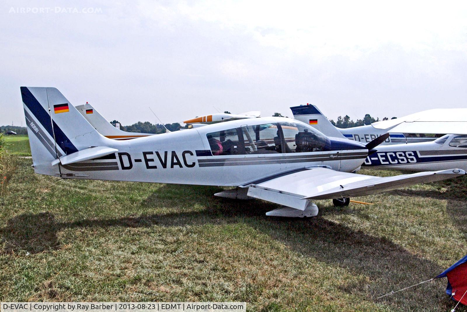 D-EVAC, Robin DR-400-180 Regent C/N 2418, D-EVAC   Robin DR.400/180 Regent [2418] Tannheim~D 23/08/2013
