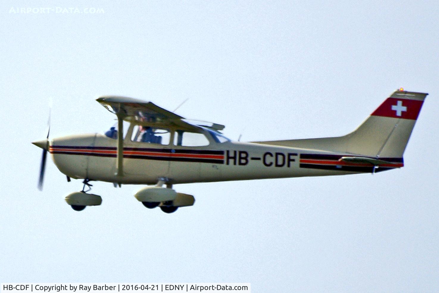HB-CDF, 1972 Reims F172M Skyhawk C/N 0926, HB-CDF   R/Cessna F.172M [0926] Friedrichshafen~D 21/04/2016