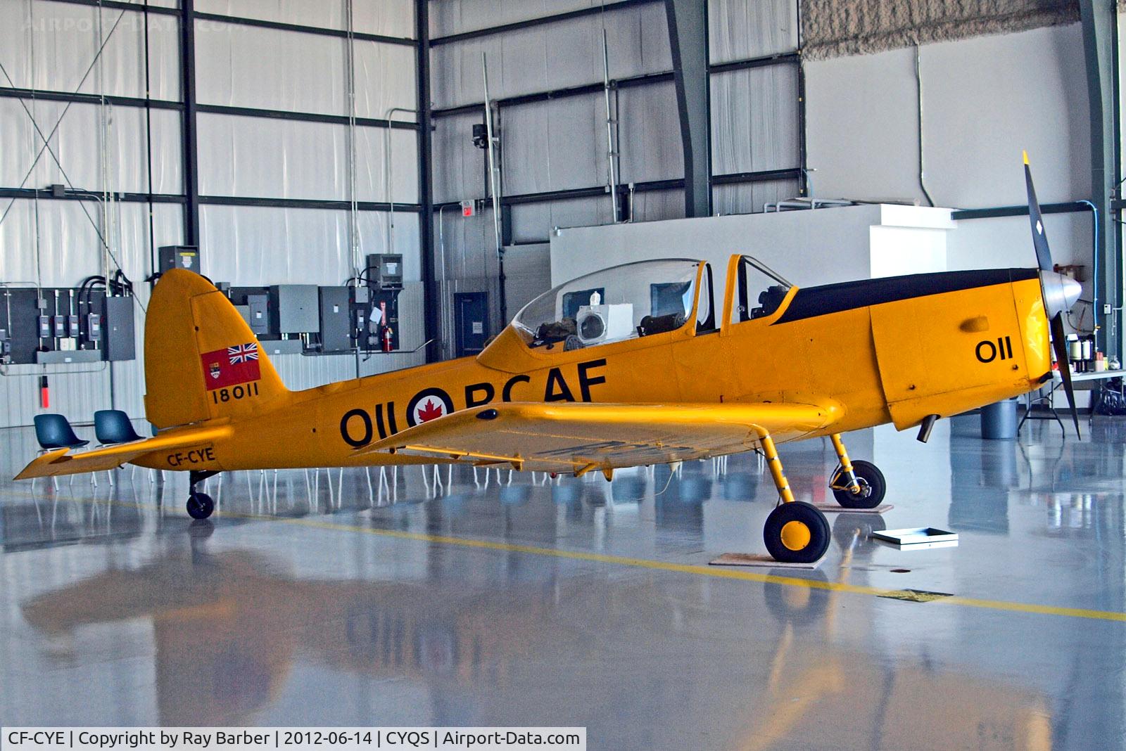 CF-CYE, 1950 De Havilland Canada DHC-1B-2-S3 Chipmunk C/N 135-173, CF-CYE   (18011) De Havilland Canada DHC-1 Chipmunk 1B-2-S3 [135/173] (Ex Royal Canadian Air Force) St. Thomas~C 14/06/2012