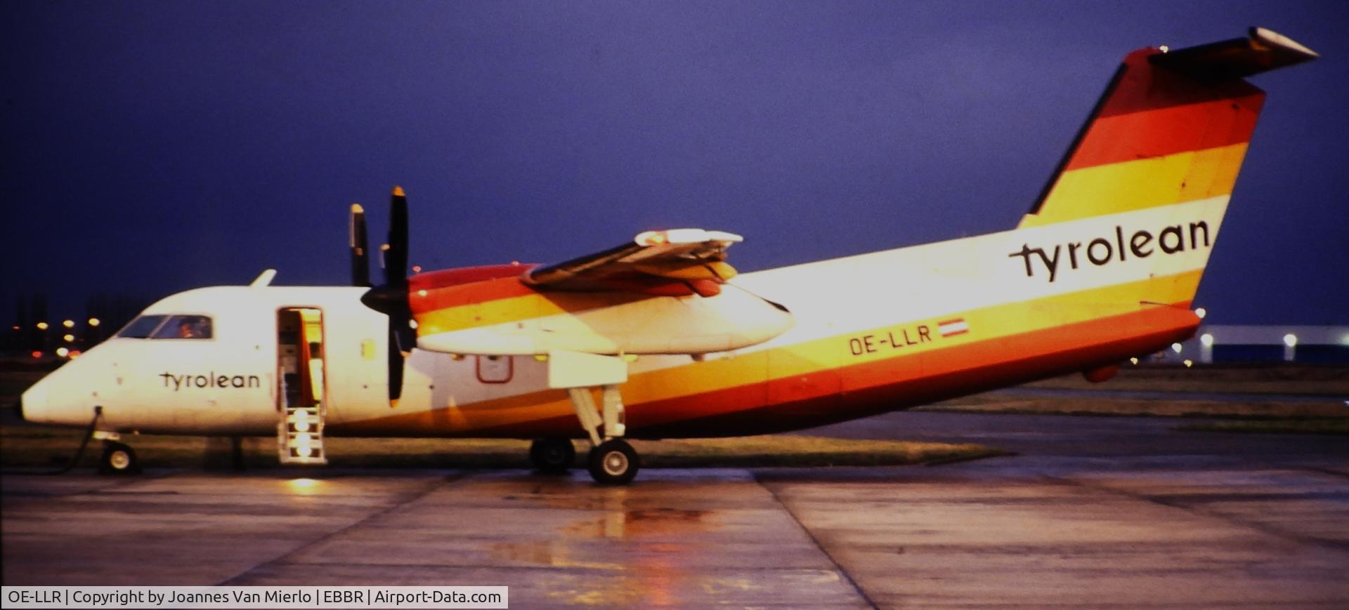 OE-LLR, 1985 De Havilland Canada DHC-8-103 Dash 8 C/N 010, Slide scan