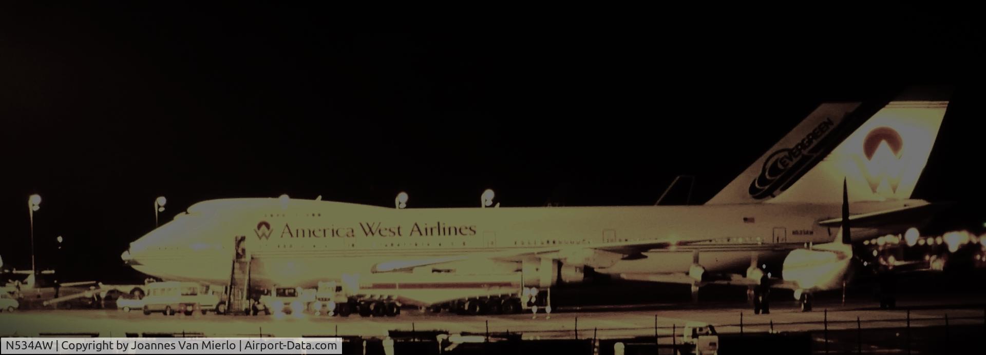 N534AW, 1971 Boeing 747-206B C/N 20398, Slide scan